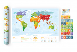 Фото скретч карта мира travel map kids sights
