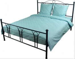 Фото комплект постельного белья руно бязь голубой двуспальный