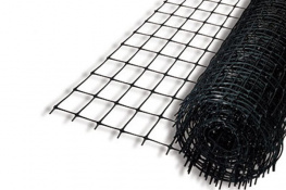 Сетка пластиковая Клевер птичка 1x50 м (12x14 мм) черная