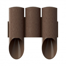 Палисадник декоративный Cellfast MAXI 3 коричневый 2,1 м (34-011)