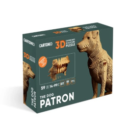    cartonic 3d puzzle patron, the dog (cartpatr)
