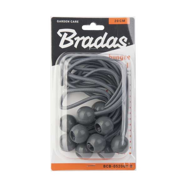   Bradas Bungee Cord Ball 15 10 (BCB-0515GY-B)