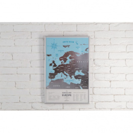     travel map silver europe